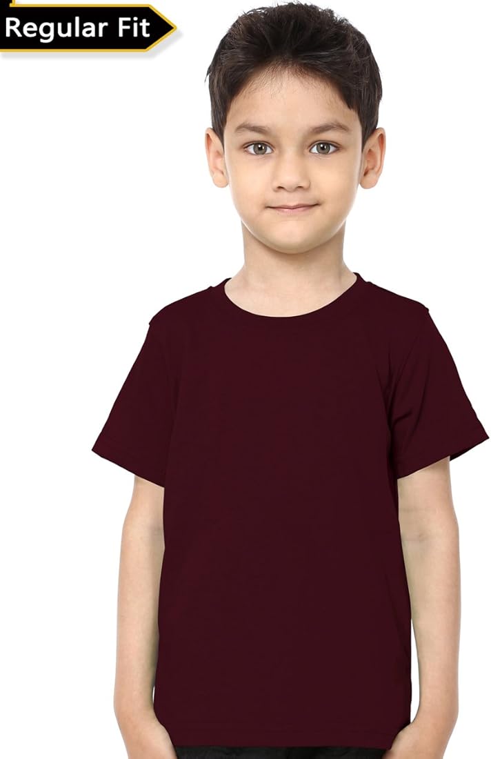 MAROON TSHIRT KIDS - Image 1